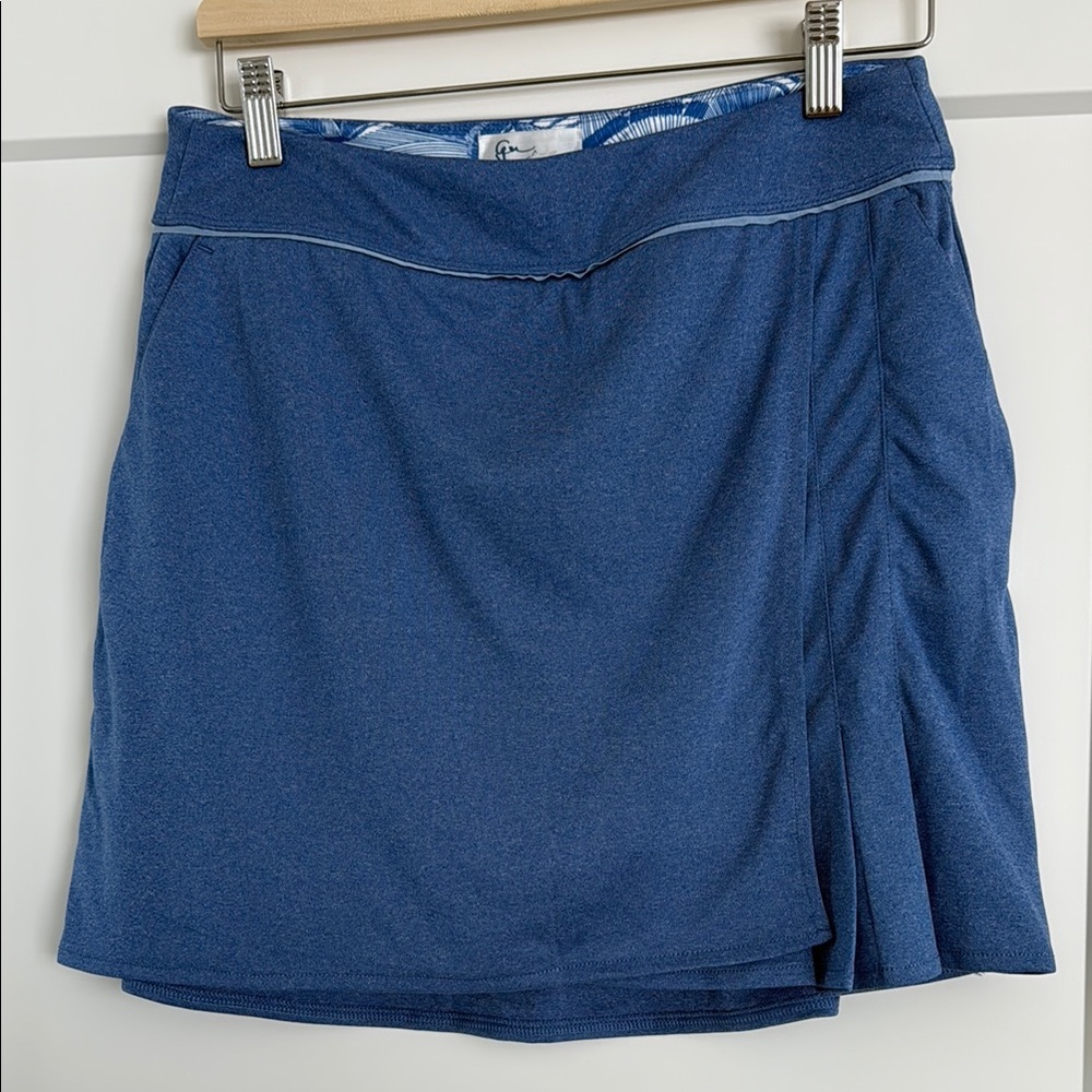 Greg Norman Blue Golf Skirt